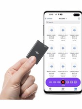 64GB Magnetic Voice Recorder Voice Activated with AI Noise Reduction Device -NEW