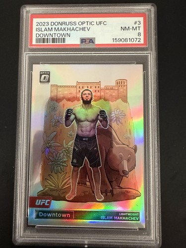 Islam Makhachev #3 Ufc Cards 2023 Panini Donruss Optic UFC Downtown card price