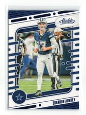2024 PANINI ABSOLUTE BRANDON AUBREY #29 COWBOYS LIGHT BLUE FOIL