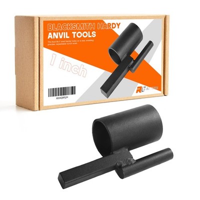 1 inch Blacksmith Hardy Anvil Tools hardy Turning Bending Forge Scrolling Twi...