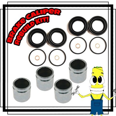 Front Brake Caliper Piston Rebuild Repair Kit for Lexus RX450h 2010-2015