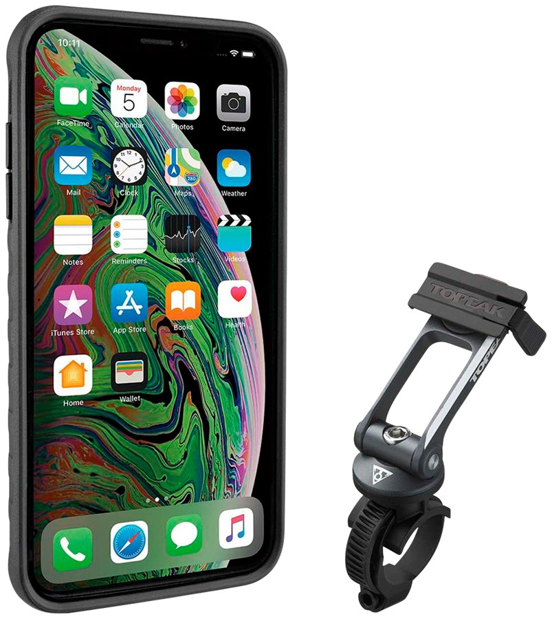 Чехол Topeak Ridecase с креплением для iPhone XS MAX черныйсерый 11290₽