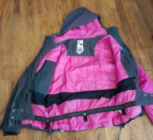 Roxy 8K Colorblock Ski Jacket Snow Jacket with Hood, Pockets Size Medium - Picture 7 of 12