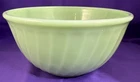 Jadeite Fire King Ware 9 Inch Swirl Mixing Bowl