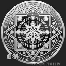 2026 - STACK OR STARVE V3 1 oz .999 Fine Silver Shield PROOF MINIMINTAGE PRESALE