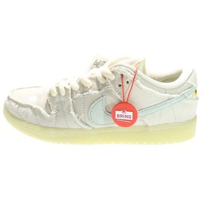 NIKE SB DUNK LOW MUMMY DM0774-111 CUT SNEAKERS SHOES WHITE US7 25.0cm Used 6db07