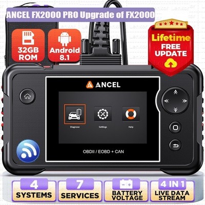 ANCEL FX2000 PRO OBD2-Diagnosescanner ABS SRS   7 Resets & Fehlercodeleser