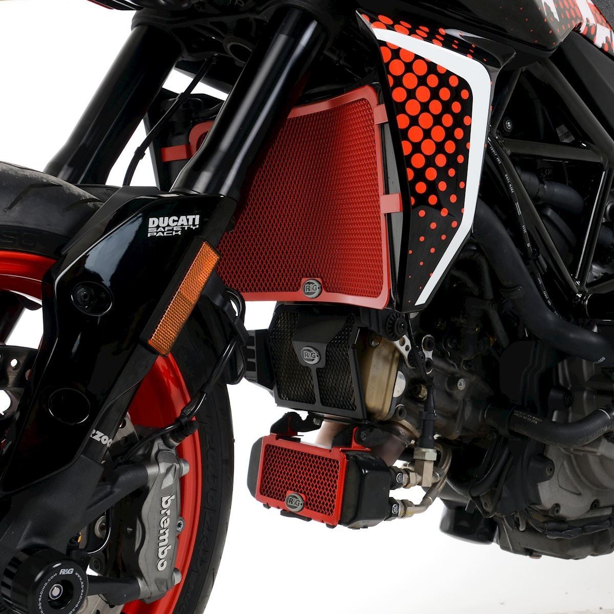 R&G Cylinder Head Guard Black Ducati Hypermotard 950 2019 - 2024
