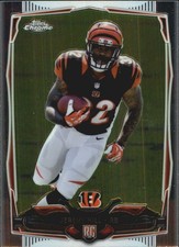 2014 Topps Chrome Mini #125A Jeremy Hill RC Rookie Card. rookie card picture