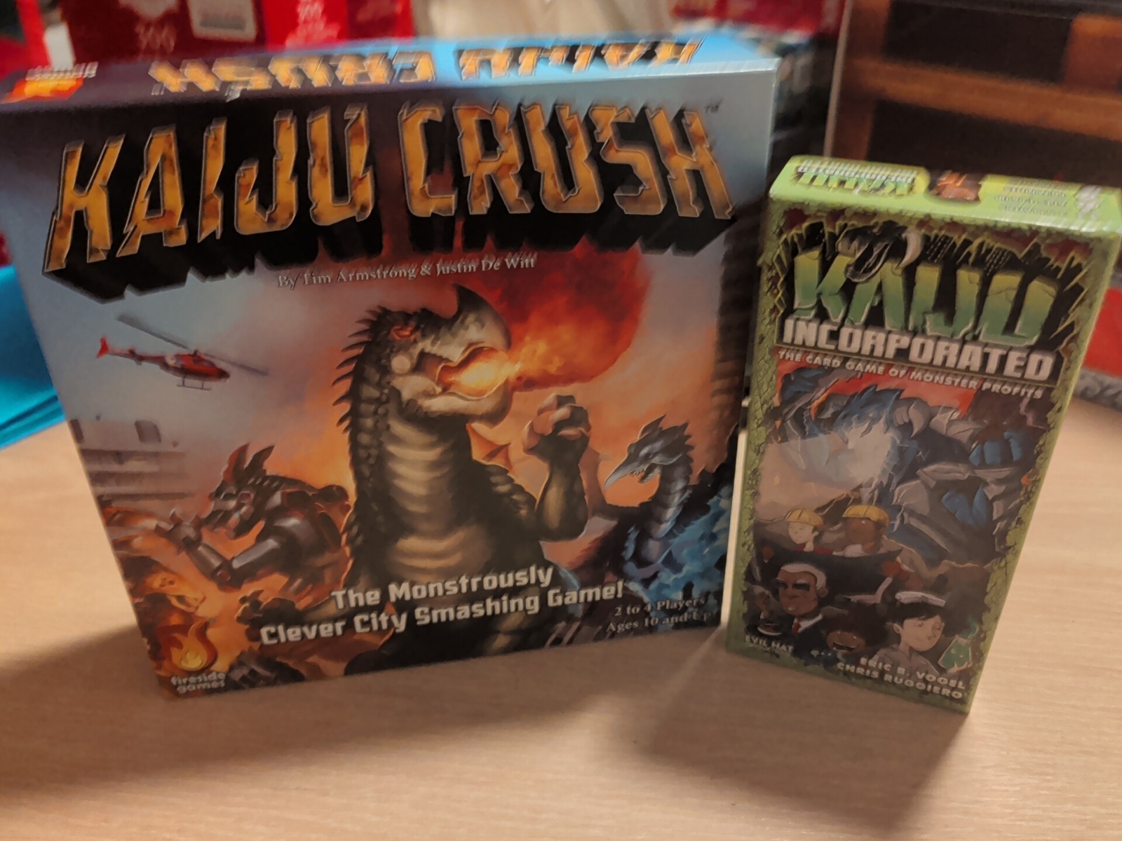 Kaiju Board Games: Kaiju Crush By Fireside Games & Kaiju Incorporated