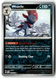 Weavile 134/193 Paldea Evolved Reverse Holo
