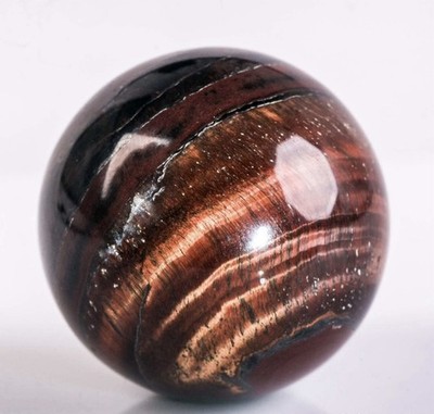 Rote Tigerauge Kugel Natur Kristallkugel Chatoyant Reiki Heilstein 35 mm