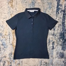 Women's Fitted Calvin Klein Golf Polo Shirt Navy