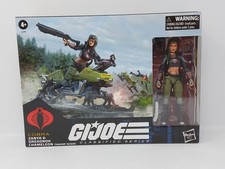 GI JOE CLASSIFIED ZANYA & DREADNOK CHAMELEON SWAMP SKIER VEHICLE FIGURE SET 194