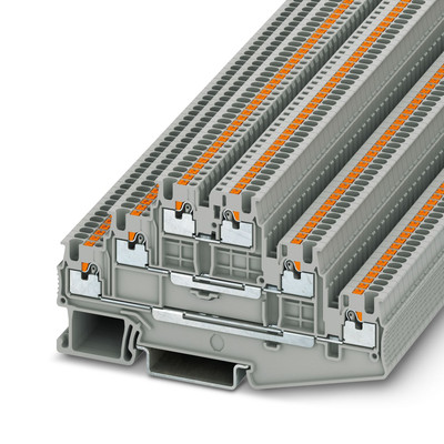 5pcs PHOENIX PT 1,5/S-3L 3213713 Multi-level Terminal Block Gray New