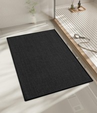 Bathroom Rugs Mat 24x17, Ultra Thin Non Slip Bath Mat Small Quick Dry Absorbe...