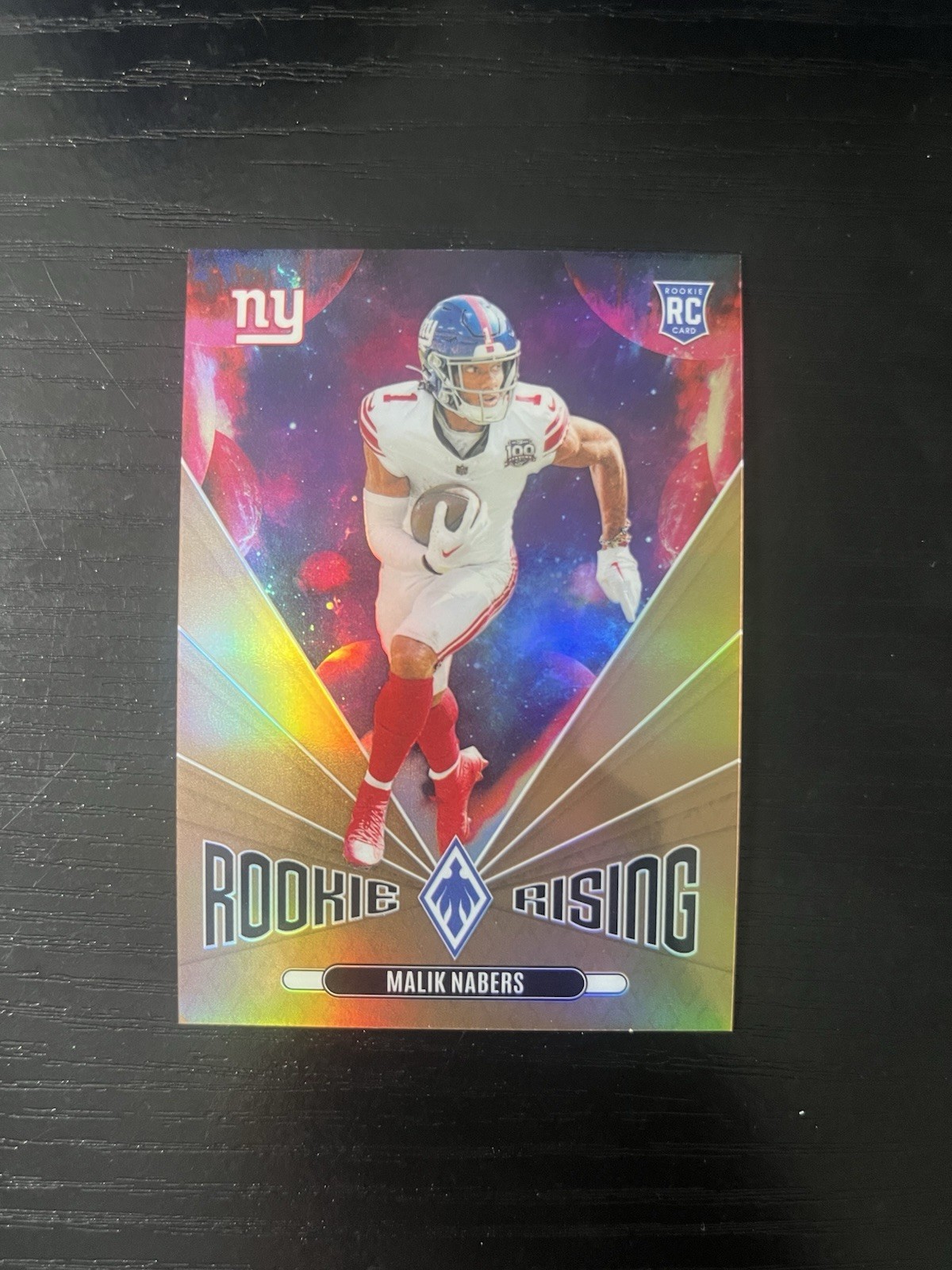 Malik Nabers 2024 Panini Phoenix Rookie Rising Bronze RC 24/75 New York Giants