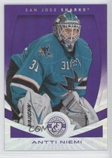 2013-14 Totally Certified Mirror Platinum Purple 34/35 Antti Niemi #97 g5j