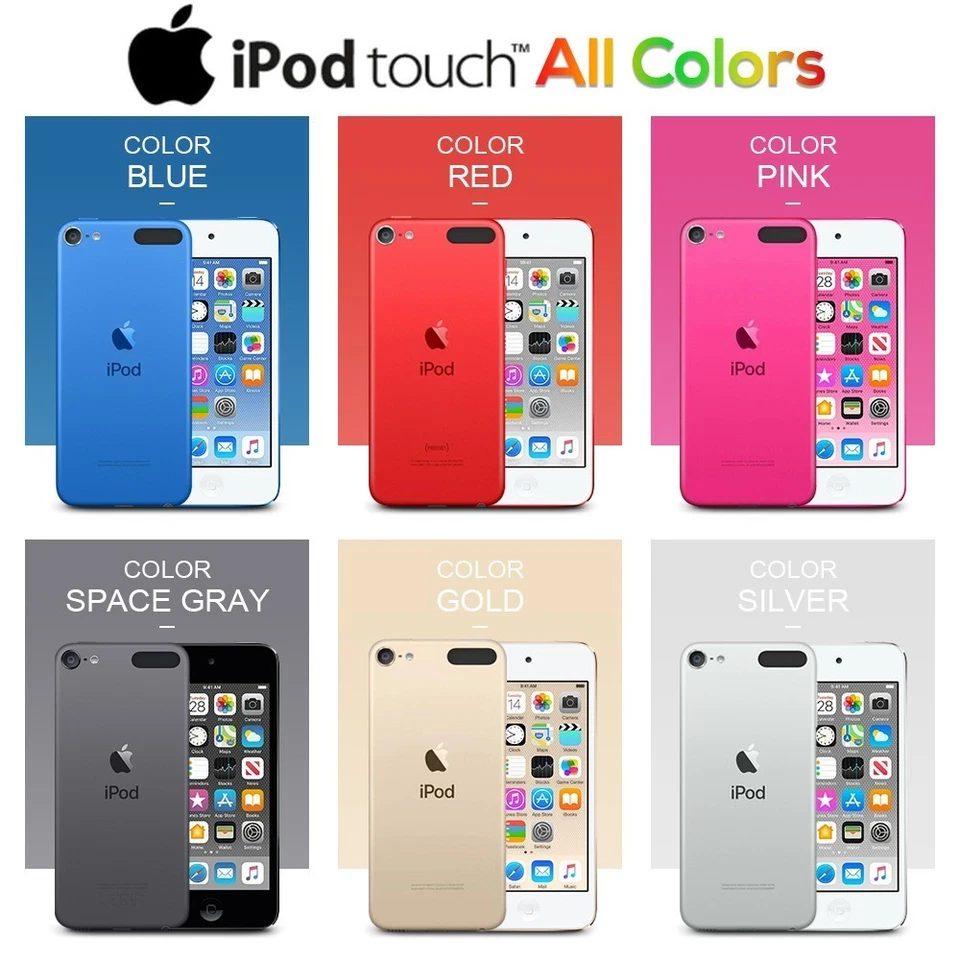 NEW - Sealed Apple iPod Touch 7th/6th/5th Generation 128GB/256GB All Color LOT - Image 2 of 4