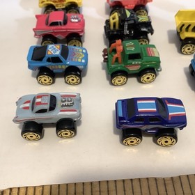 1987 Galoob Micro Machines Road Champs Cars Trucks Monster Lot of 11 W/ Signs **