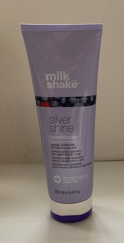 MILK_SHAKE Silver Shine Shampoo 300ml & Conditioner 250ml für blonde & graue Haare - Bild 4 von 4