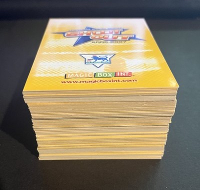 Shoot Out Football Cards Yellow Back Magic Box Int 2006/2007 Restposten x 100 Karten