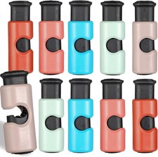 Squeeze  Lock Bread Bag Clips 10pcs Colored Sealing Clips