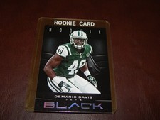 2012 Panini Black Rookie Card #128 Demario Davis 344/349. rookie card picture