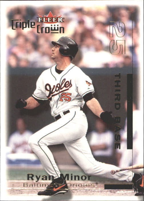 2001 Fleer Triple Crown #179 Ryan Minor - BB