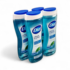 Dial Refresh and Renew Body Wash, Spring Water Scent 16 fl oz - 4 Pack 0.86 per gallon