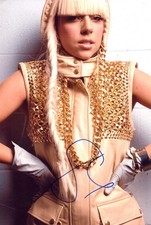 SINGER Lady Gaga autograph, IP signed photo