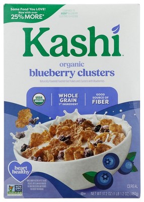 Kashi Organic Blueberry Clusters Cereal 17.2 Oz