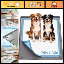 Dog Pee Pad Holder - 28" x 34" Silicone Potty Training Tray for Puppies