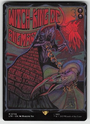Witch-king of Angmar (Borderless Poster) 736 The Lord of the Rings MTG