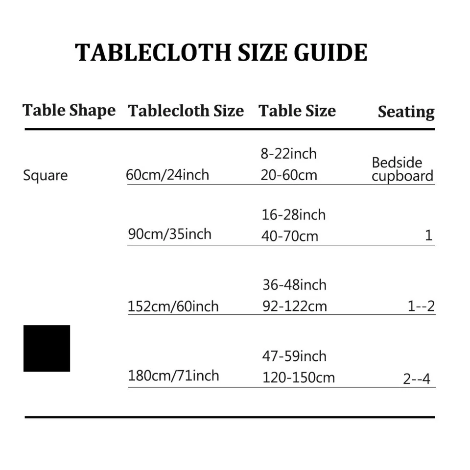 Vinyl Tablecloth for Square Table 53" x 53" Sunflower Print Oil  - Bild 4 von 4