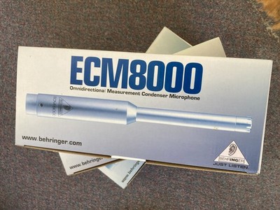 Behringer ECM8000 Omnidirectional Measurement Condenser Microphone - New (1 mic)