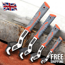 Self-Locking Adjustable Wrench CR-V Multifunction Plumber Bathroom Hand Tool