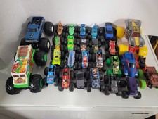 Hot Wheels An More Monster Truck Lot Of 27 Bigfoot Grave Digger Monster Portions