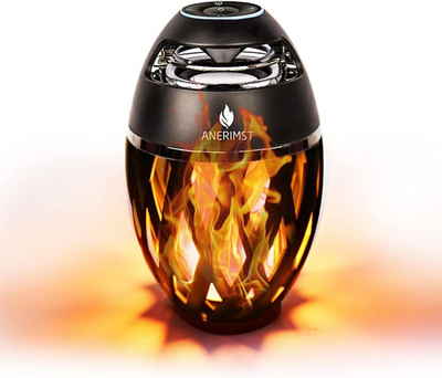 Outdoor Bluetooth Speaker with Flame Atmosphere, Electronics Gifts for Men, Wome