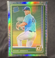 2025 Panini Donruss Rated Rookie Parallel #81 Zebby Matthews Minnesota Twins MLB