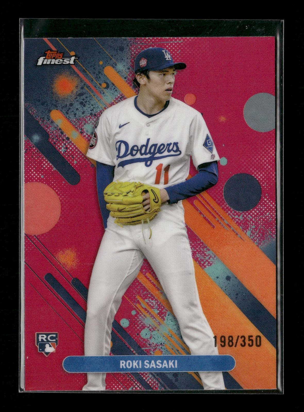 2025 Finest #40 Roki Sasaki Magenta #/350