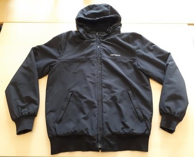JACKE - BLOUSON - WINDBREAKER - CARHARTT - HERREN - S/M - SCHWARZ - TOPP ZUSTAND