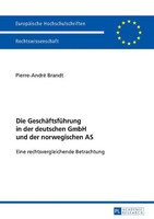 Die GeschäFtsfüHrung In der Deutschen Gmbh Und der Norwegischen AS | Brandt
