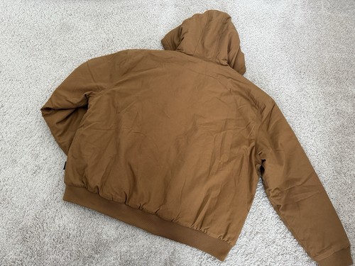 NWT WOOLRICH GREEN LABEL COLLECTION MenS Work Canvas Hooded Jacket Brown XXL 2XL - Picture 12 of 15