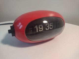 Flip Numbers Alarm Clock 1970s Flip Clock by Seiko Japan 60s Space Age Vintage