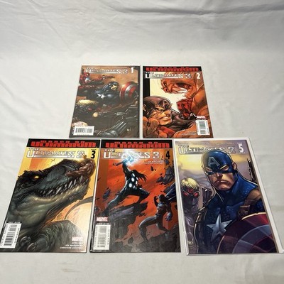 2007 MARVEL Comics THE ULTIMATES 3 #1-5 Complete Limited Series - NM