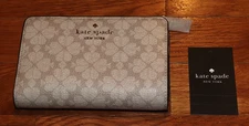 BNWT Kate Spade New York Lucy Spade Flower Medium Bifold Wallet MSRP $199!