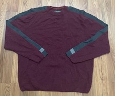 Woolrich Sweater Mens Large Crew Neck Tight-Knit Wool