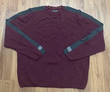 Woolrich Sweater Mens Large Crew Neck Tight-Knit Wool