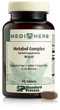 Standard Process MediHerb Metabol Complex - 90 Tablets - Exp. 02/2027 - GENUINE